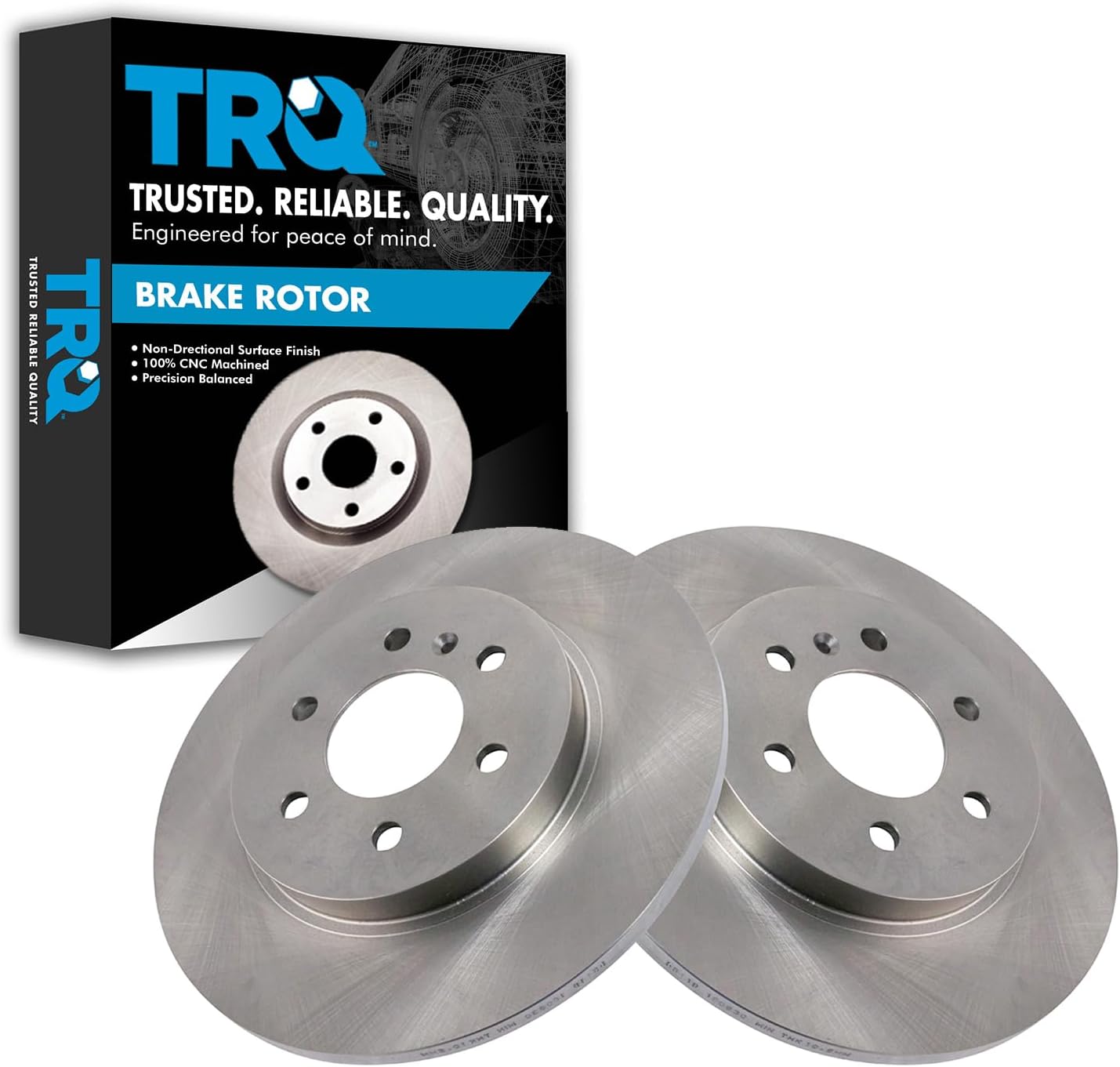 TRQ Rear Brake Rotors Set for GM minivans