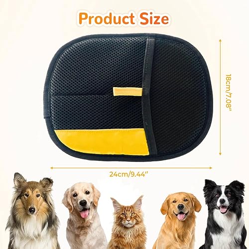 Miniatura 3 de soputry Guantes removedores de pelo para mascotas, guantes electrostáticos 2025, guantes para el pelo de mascotas, guantes reutilizables para el