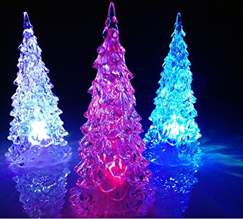 The-Fox Mini Desk Christmas Tree Coloured LED Light (Pack of 5)