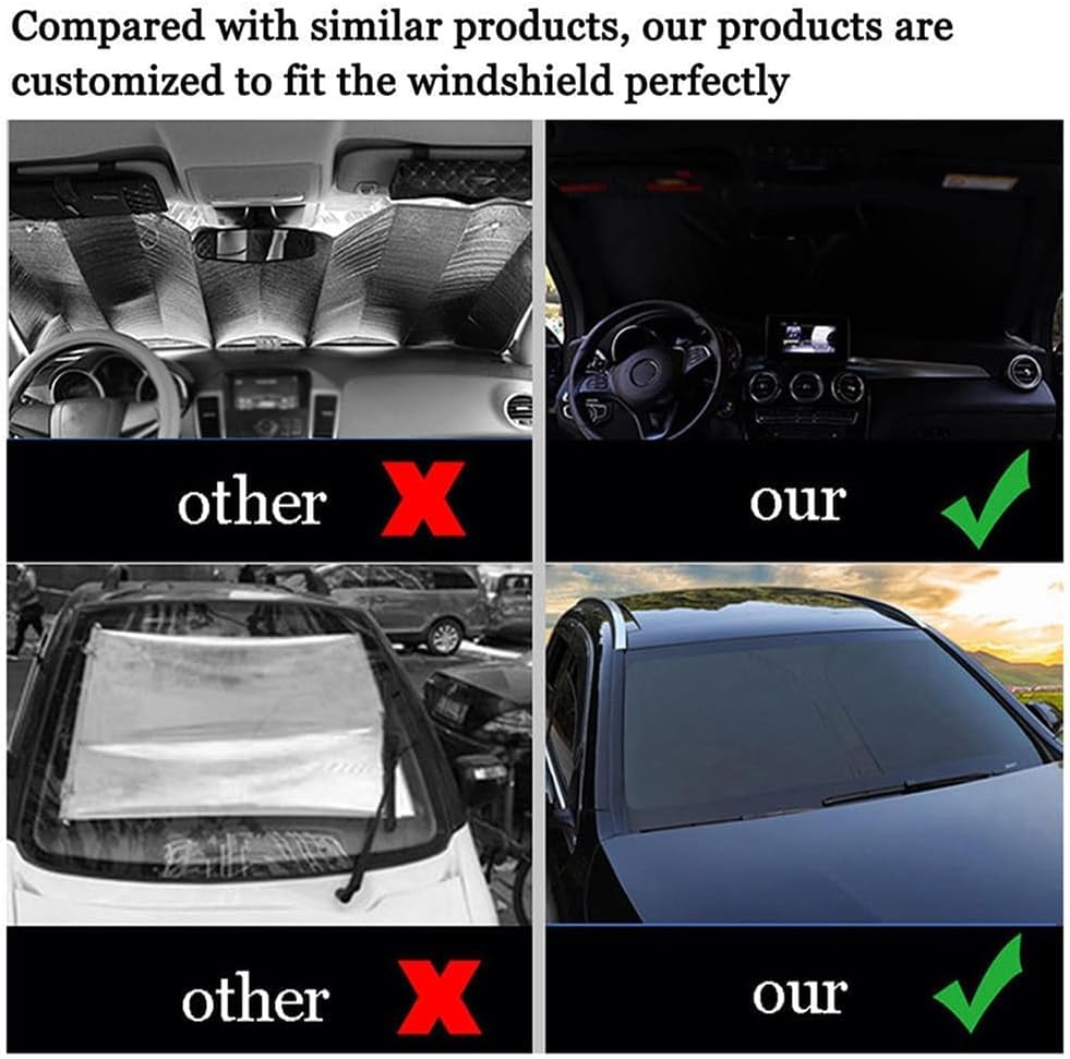 Pare-soleil de pare-brise de voiture pliable pour Volvo V60 thermique