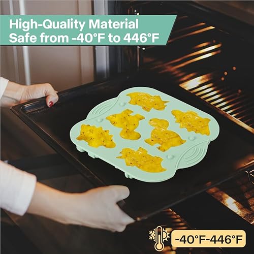 2-Pack Silicone Dinosaur Mold, Multi-Purpose Jello Molds for Kids, Dinosaur Silicone Mold for Chocolate, Dinosaur Baking & Crafting Tool for Cake, Candy, Jello, Ice Cubes - Thumbnail 7