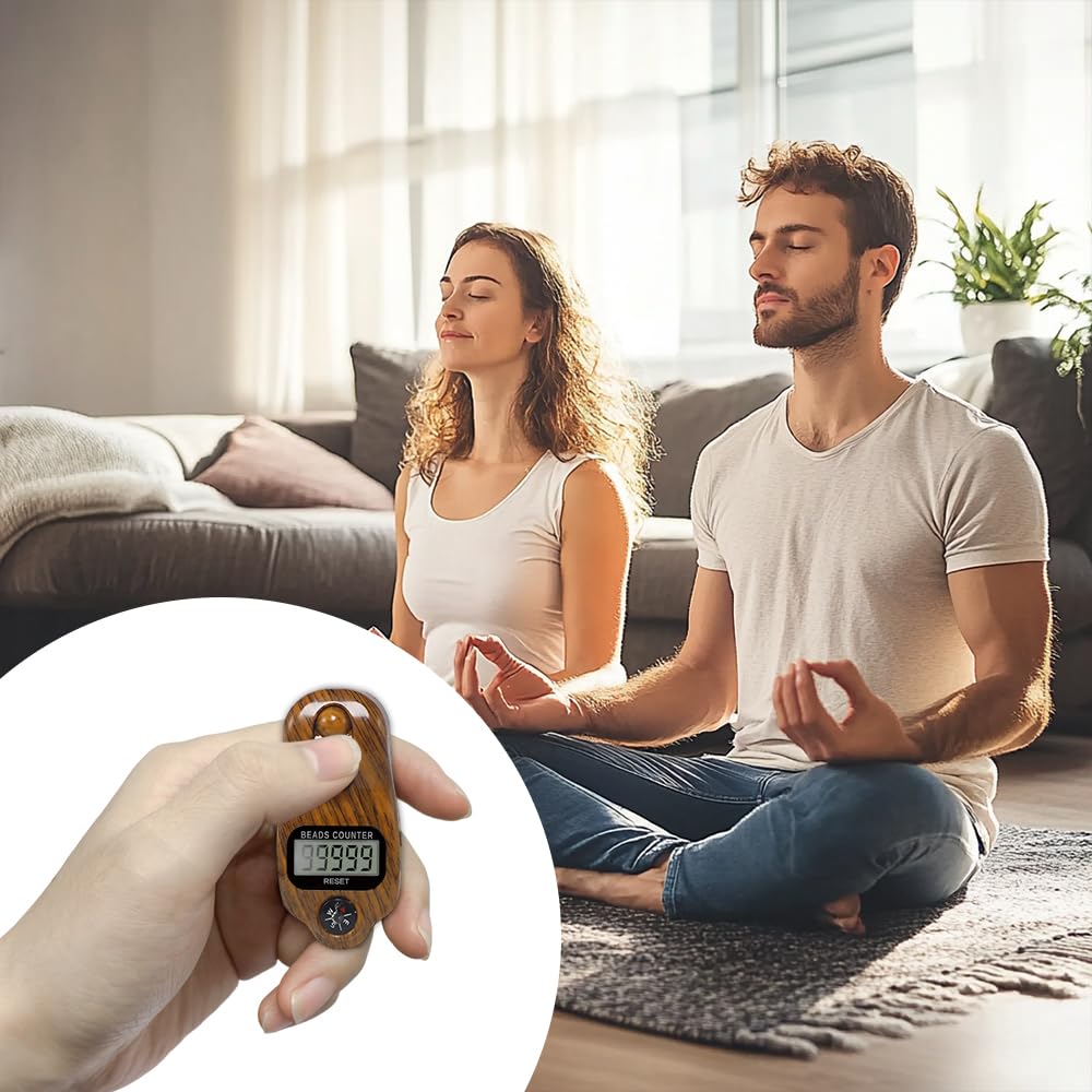 Digital Beads Counter, Contatore per Perline Buddha a 5 Cifre, Golgner
