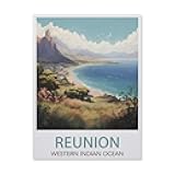 Reunion Western Indian Ocean ， Tree，Paper Jigsaw Puzzle 1000 Pieces Adult Toys Decompression Game（38x26cm）-DV97