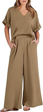 LAOAOO Conjunto De Dos Piezas Para Mujer, Cómodo