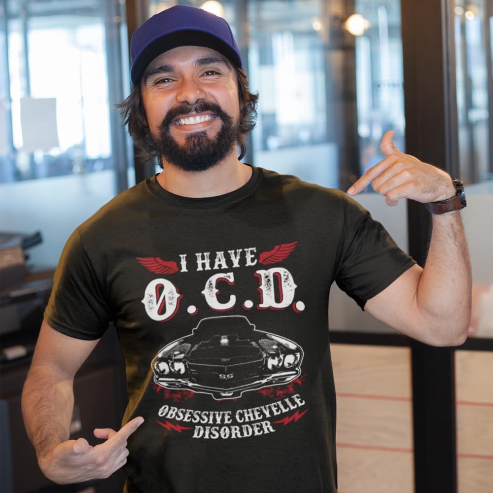 Chevy Chevelle Mens T-Shirt American Muscle Race Car Chevy Classic Tee Shirt