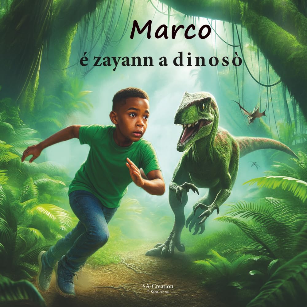 Marco et la jungle des dinosaures - Version Créole de Guadeloupe: Marco é zayann a dinosò - Créole guadeloupéen