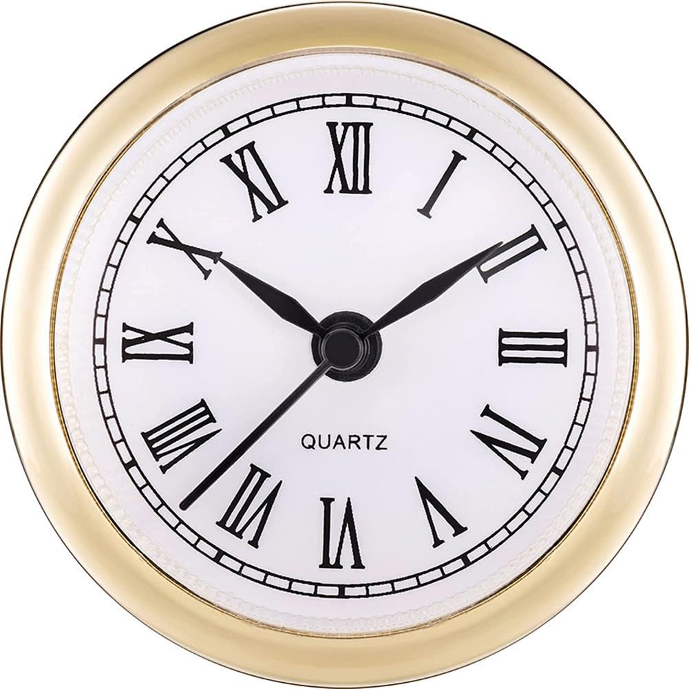 Mini horloge à quartz ronde 61 mm avec insert de 61 mm