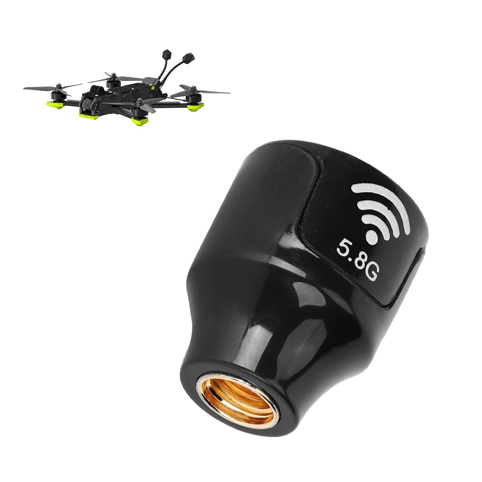 5.8Ghz 3dBi antena Lollipop Super Mini Antena RC Drone FPV Quadcopeter Multicopter(wewnętrzna needle-black)