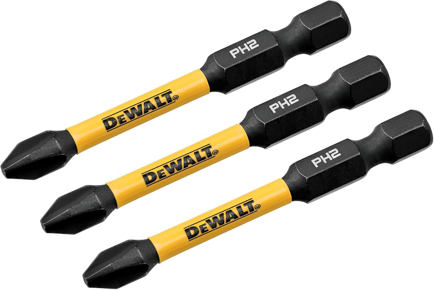DW FLEXTORQ 3PK 2.25IN BITS FOR PH2