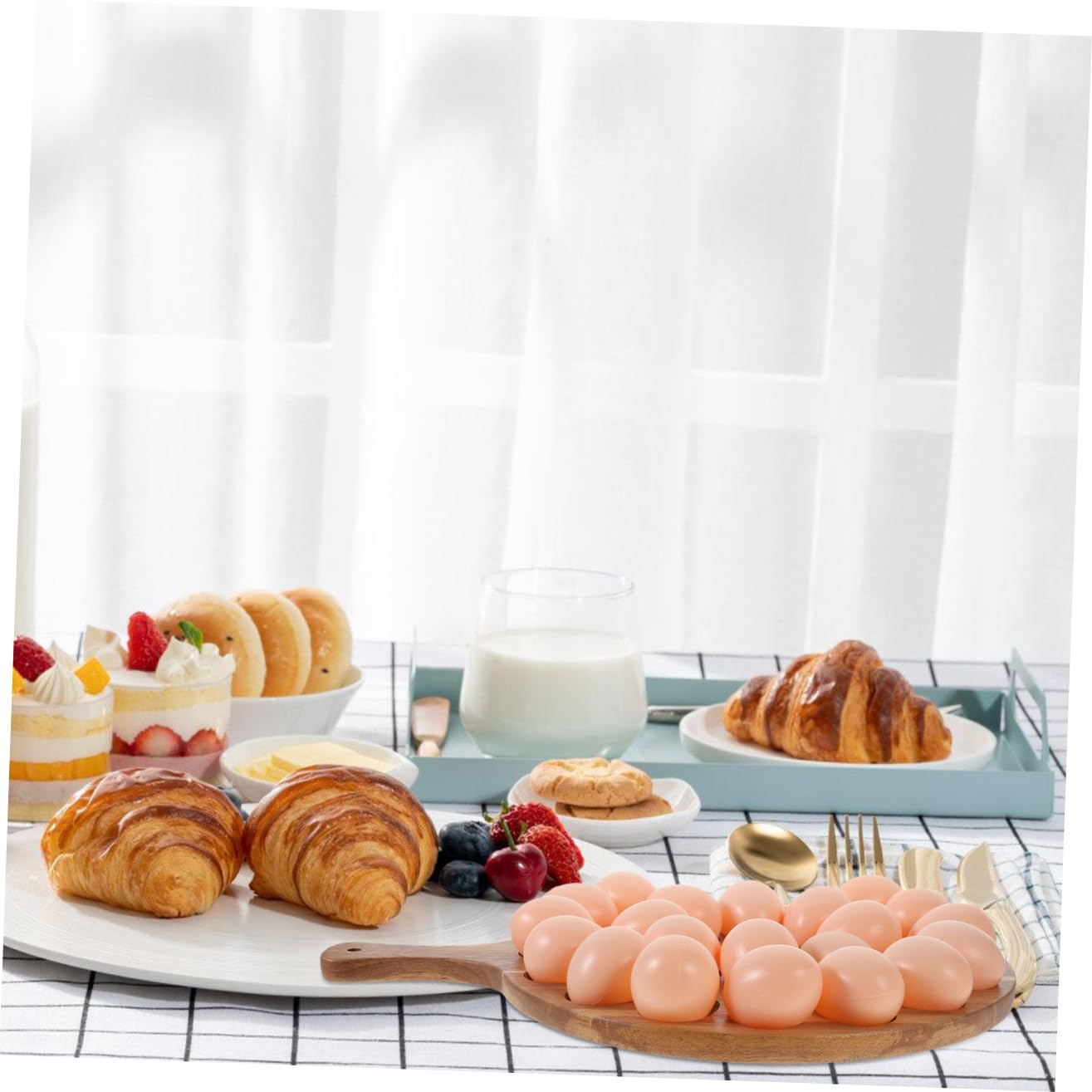 OUNONA Bandeja De Madera para Huevos Porta Huevos Bandejas para os Rellenos Soportes para os para Exhibir para Guardar os De Gallina para os