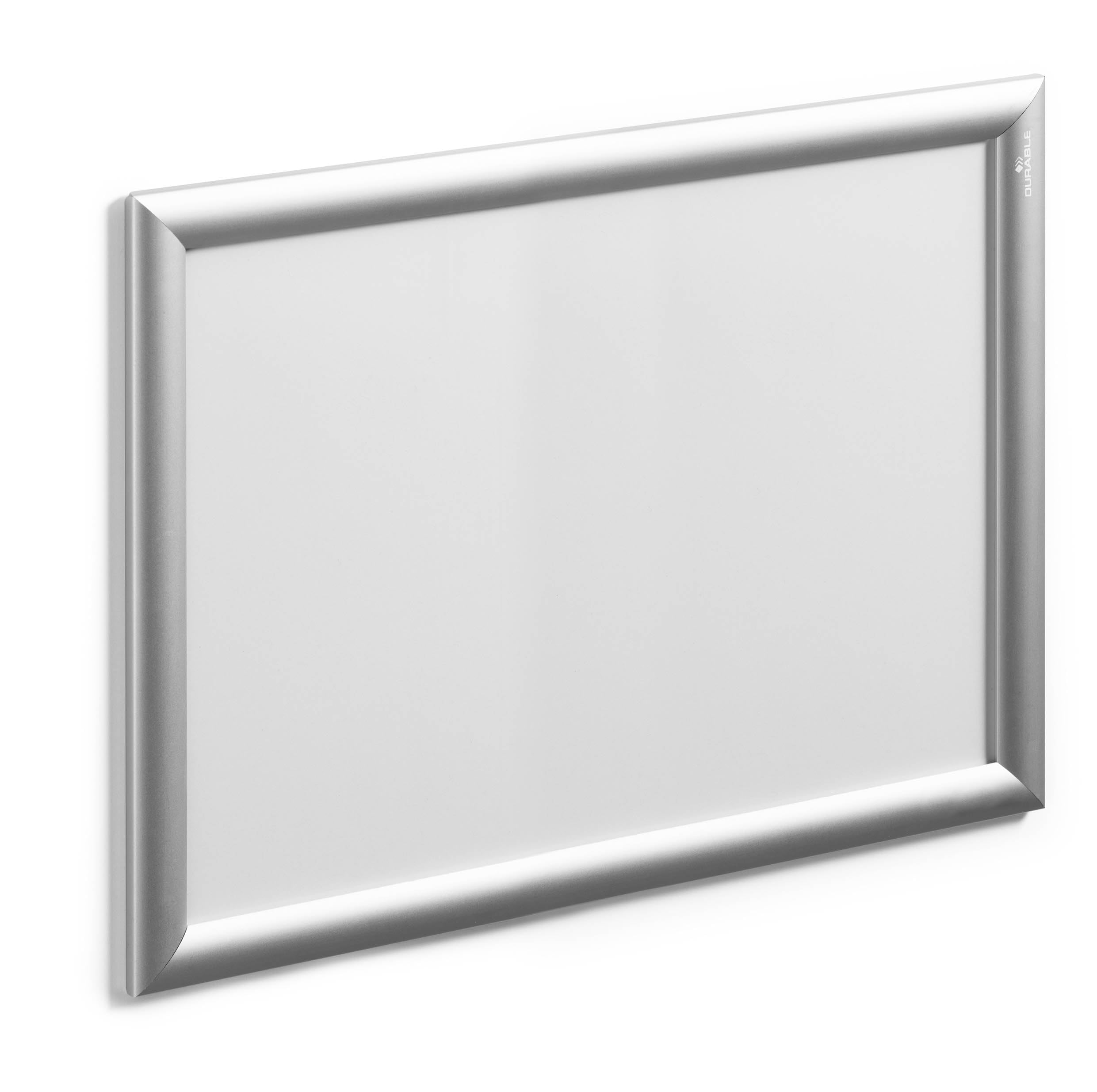 Marco a presión de aluminio A3 autoadhesivo anodizado plata 1 pieza