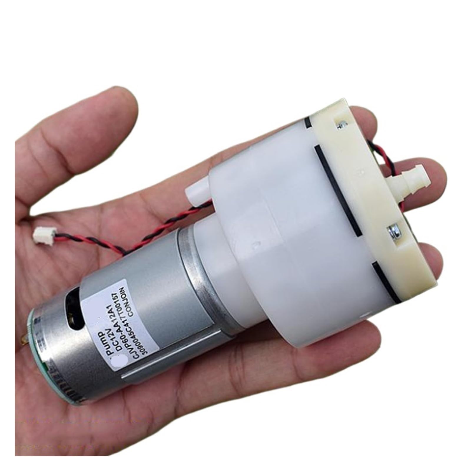 LHAOEEEYG CJVP60 DC12V 10LPM Large Flow 555 Electronic Starter Diaphragm Vacuum Air Oxugen Pump Negative Pressure Suction Pump DIY Massager Chair