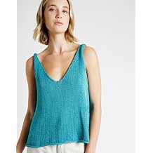 Wool and the Gang Shiny Happy Cotton Aran Knitting Pattern Lucky Star Tank - Easy Tops Pattern - UK 6-28