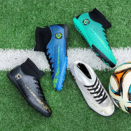 Hesbiteul Unisex Soccer Shoe Cleats Professional Turf Wear Resistant Football Training Athletic Soccer Shoes For Youth #TOP5