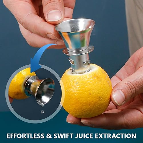 Miniatura 3 de Prensa manual de cítricos - Exprimidor de acero inoxidable para limones y otras frutas
