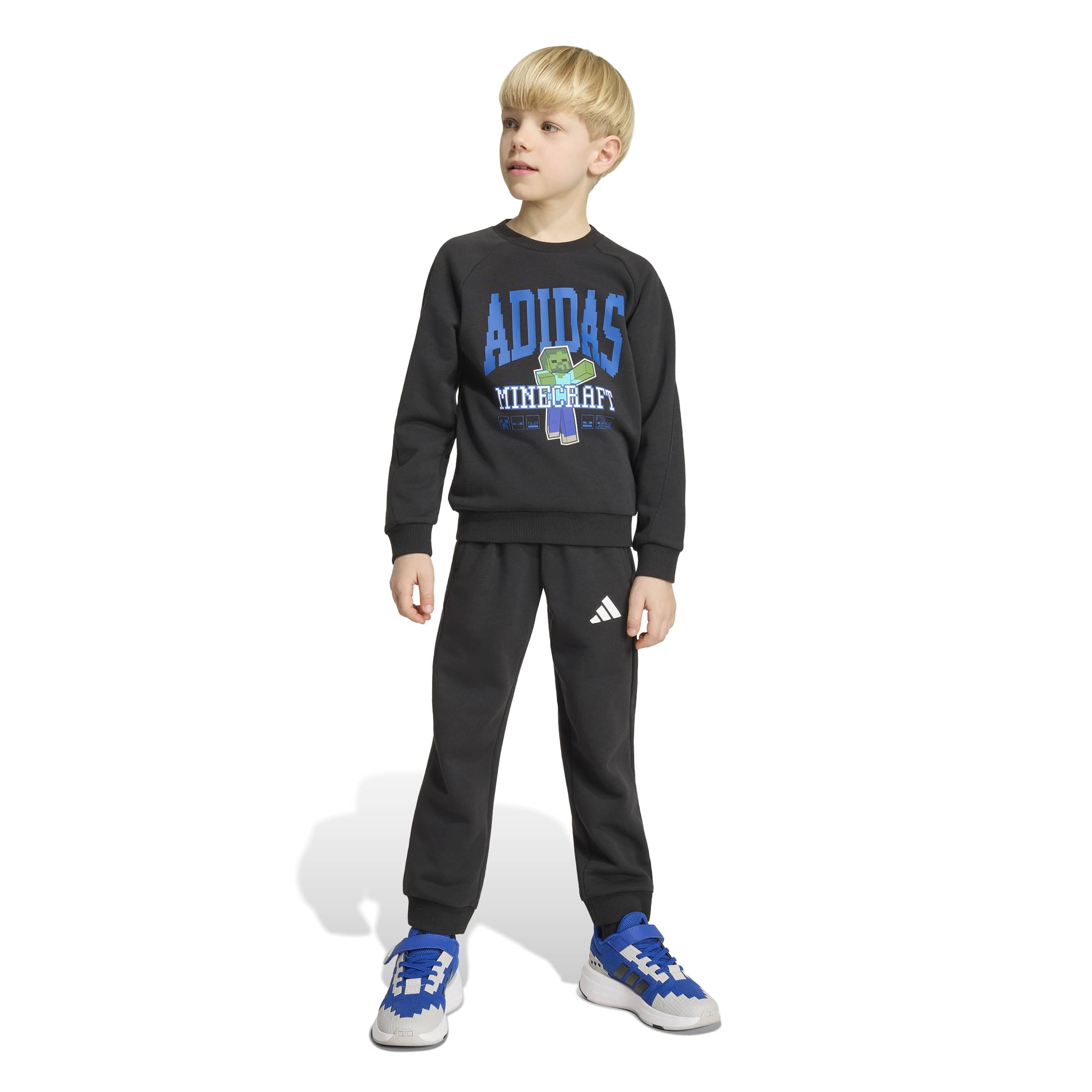 adidas Uniseks - dzieci Adidas Minecraft Jogger Set Track_Suit, black, 2-3 Years