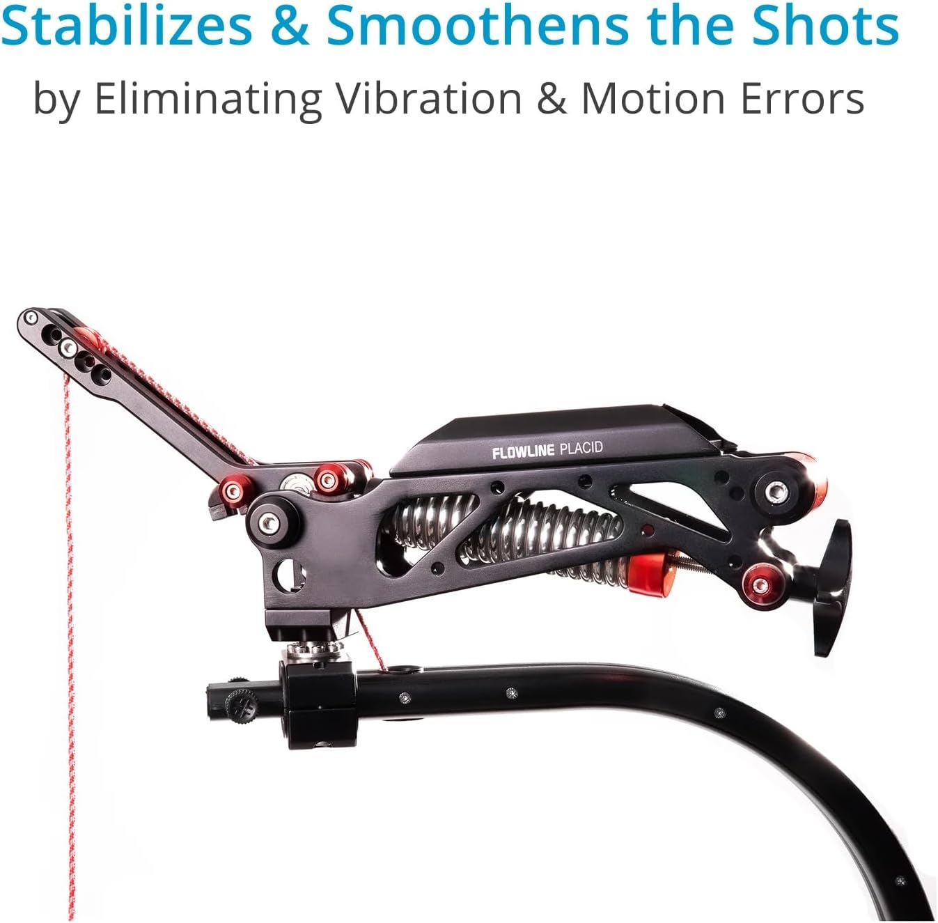 FLYCAM Flowline Placid Two-Axis Spring Arm Flowline Camera Supports. Payload up to 5kg/11lb to 20kg/44lb. Interchangeable Tension Springs. for Cameras, Rigs, and Gimbals (FLCM-FLN-PLA)