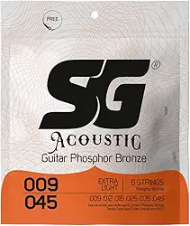 Encordoamento 009 SG Bronze Fósforo para Violão