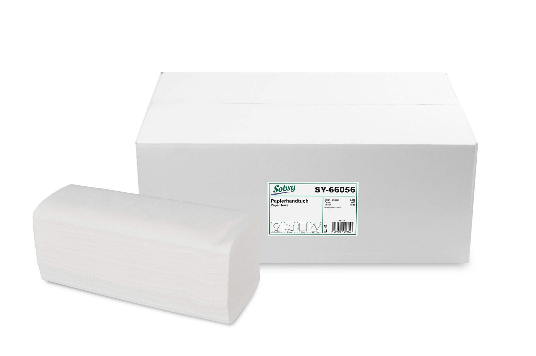 3 SY-66056 - Piega a V, 2 l, colore: Bianco
