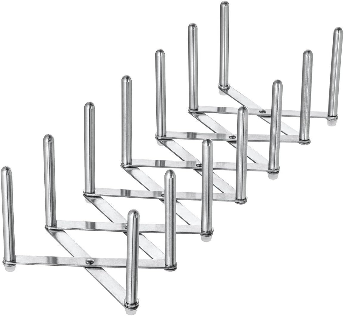 Stainless Steel Pot Lid Organiser, Kitchen Storage Rack, Set of 2, VARIERA Series