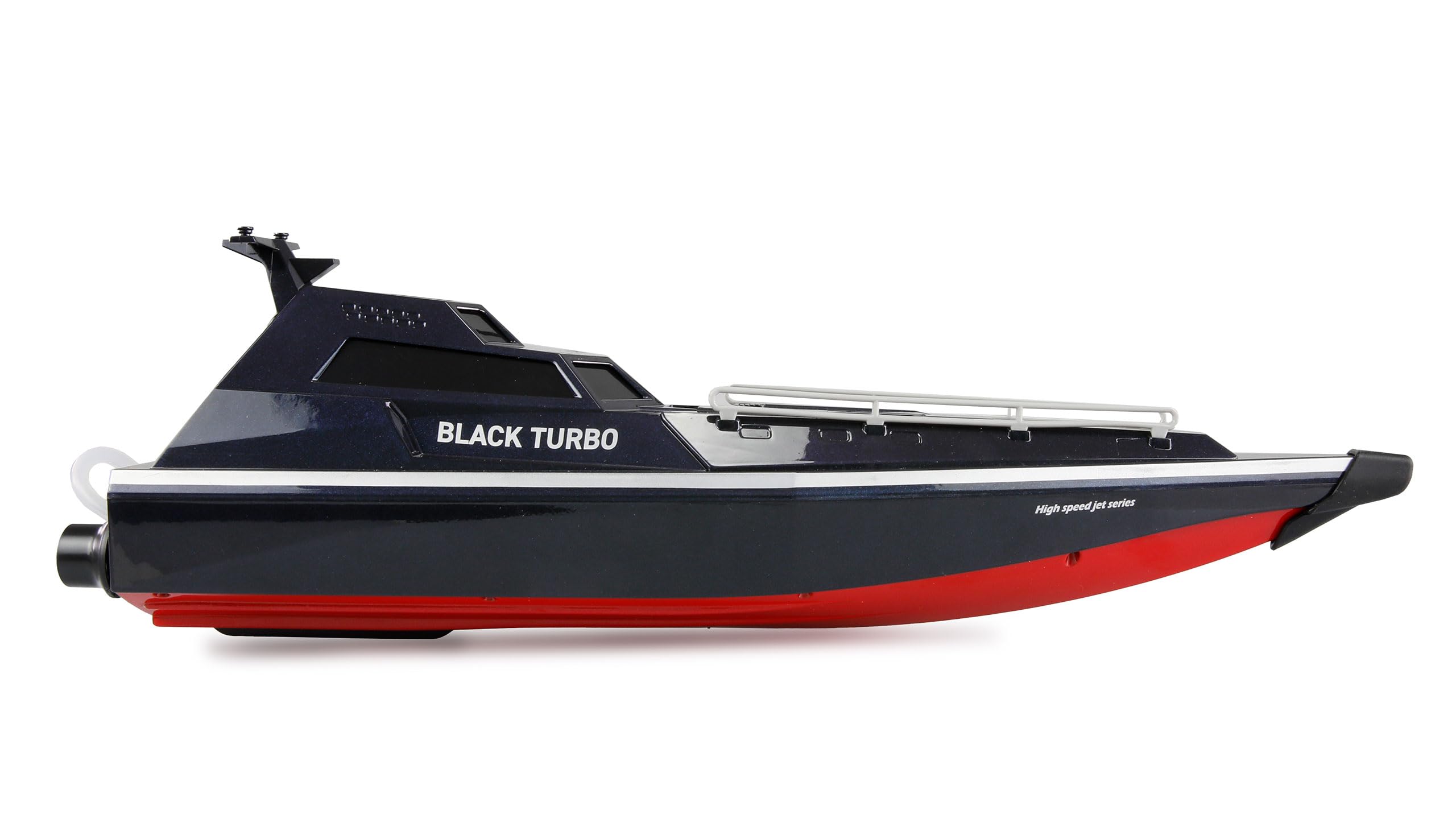 Amewi Black Turbo łódź wojskowa z napędem jet 28 km/h 420 mm RTR czarna