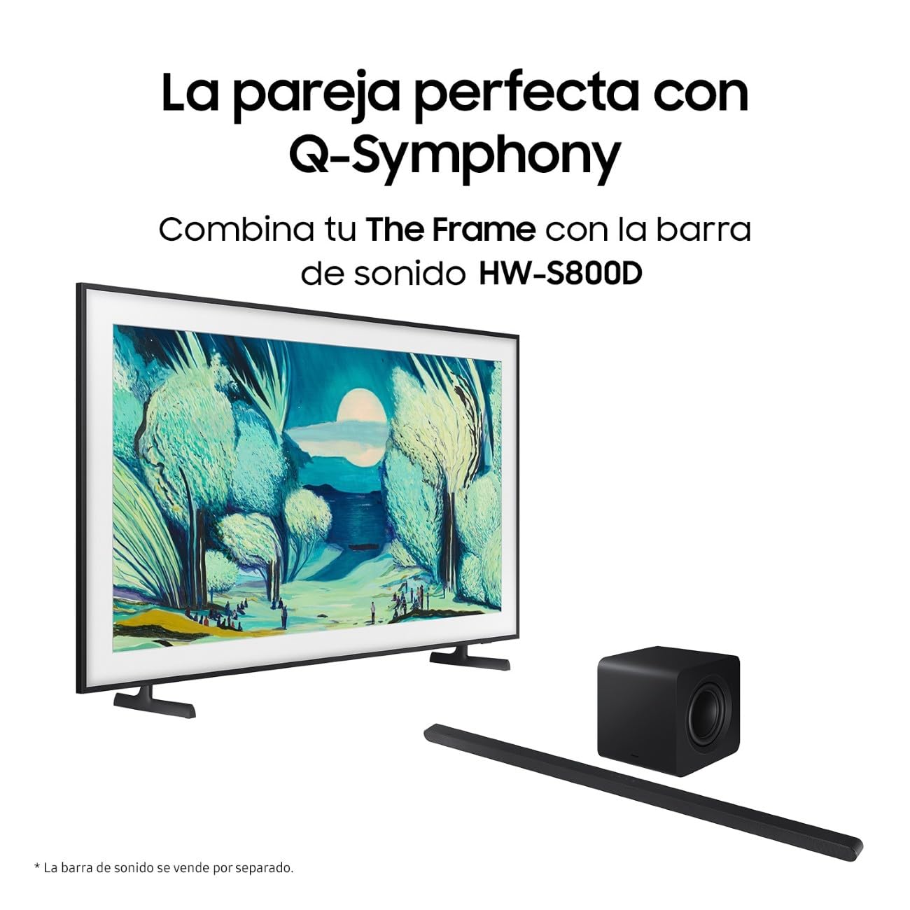 Samsung TV 65 Pulgadas The Frame LS03F 4K Smart TV, Galería de Arte con Display Mate, Marcos Intercambiables, 100% Volumen de Color con Quantum Dot y Cable Casi Invisible con One Connect