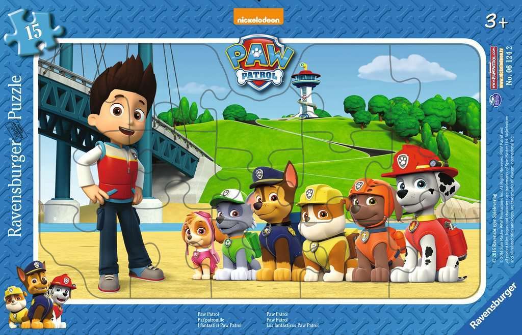Ravensburger – 061242 Pat Patrol Jigsaw Puzzle – 15 Pieces – Multi-Coloured