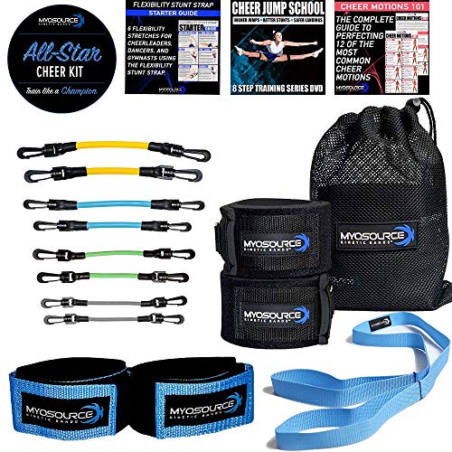 Kinetic Bands All-Star Cheer Kit – Improve Cheerleader Fitness and Performance, Flexibility Stunt