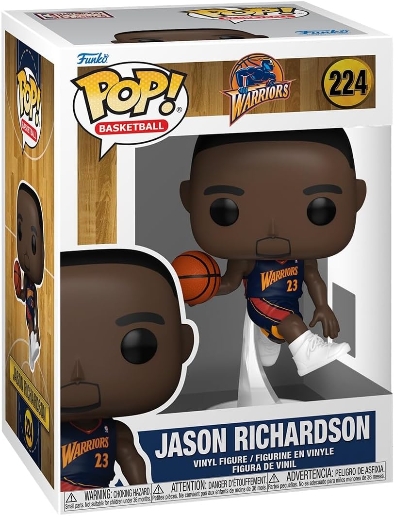 Funko Pop! NBA: Legends - Jason Richardson - Warriors - Collectable Vinyl Figure - Gift Idea - Official Merchandise - Toys for Kids & Adults - Sports Fans - Model Figure for Collectors
