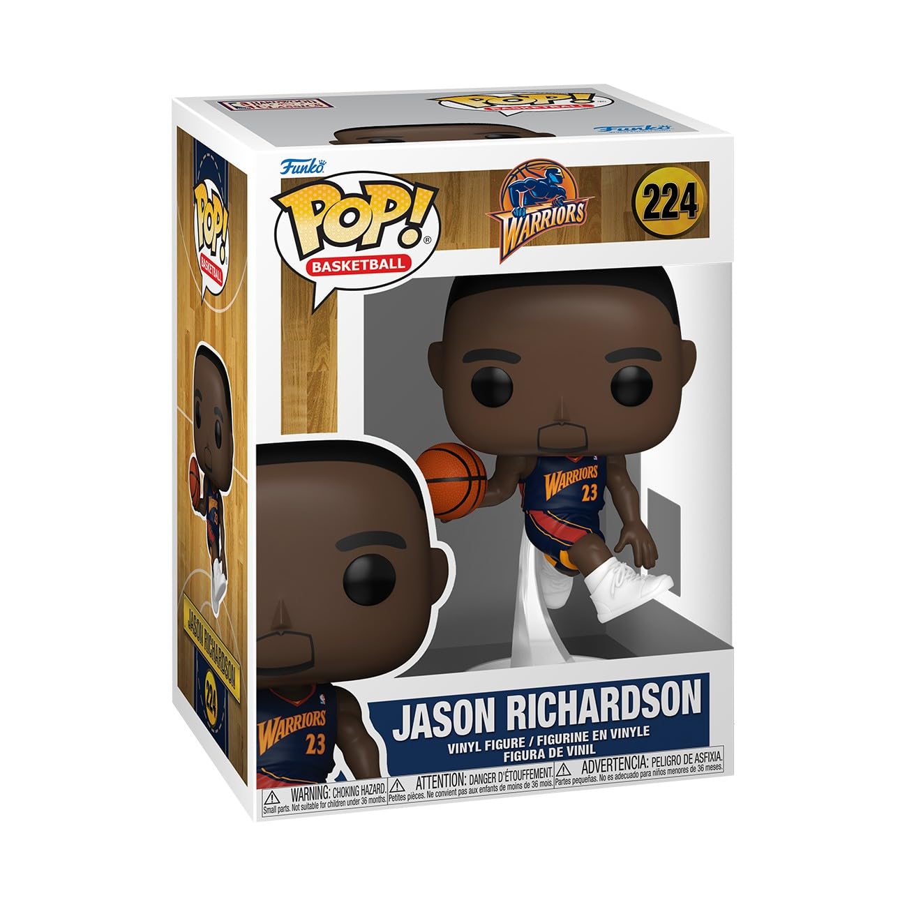 Funko Pop! NBA: Warriors, Jason Richardson, NBA Legends, Collectable Vinyl Figure, Gift Idea, Official Merchandise