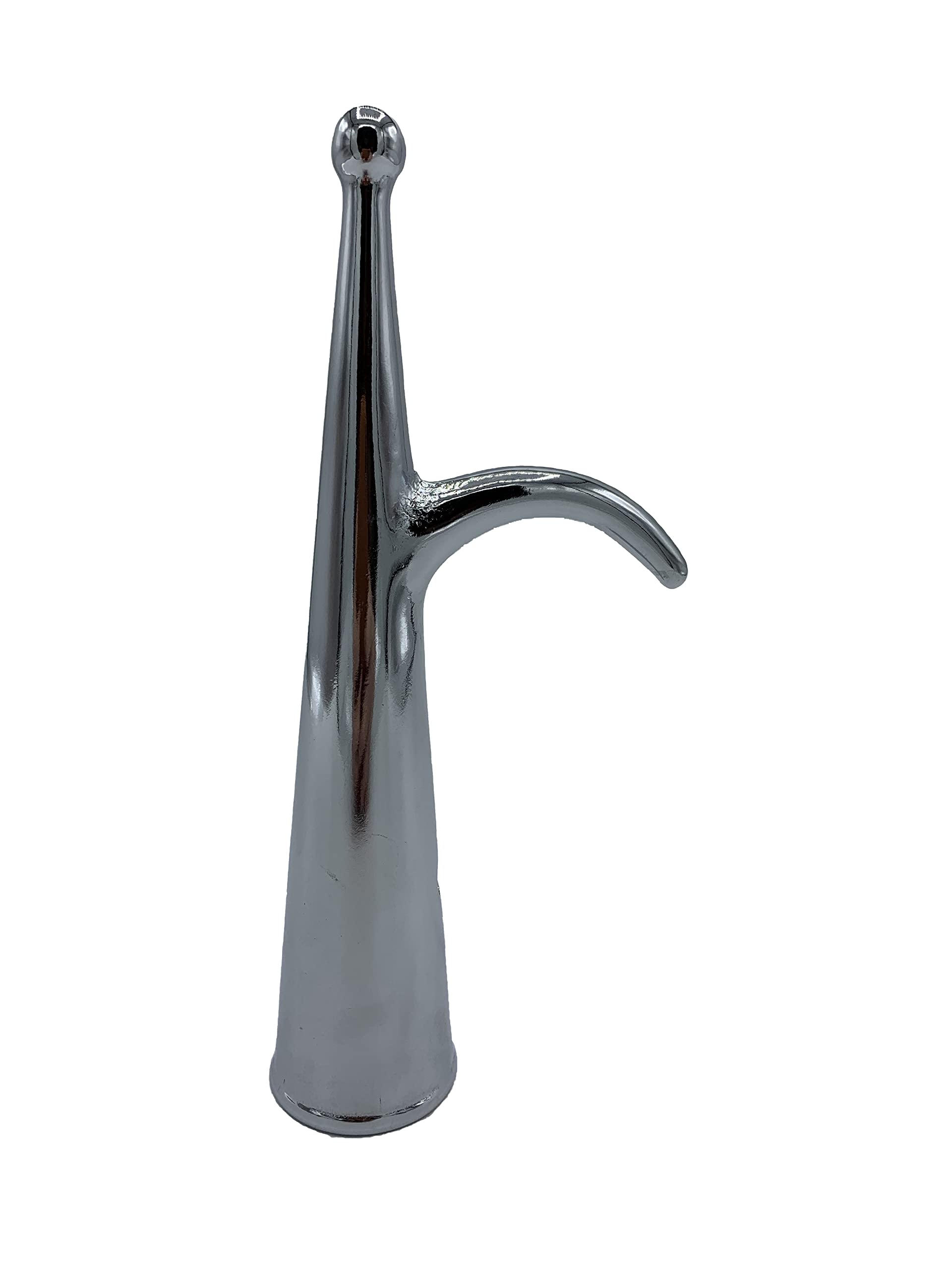 Gancio d’Accosto in Ottone Cromato per Mezzo Marinaio Mezzomarinaio Barche Ormeggio Kayak Yacht Foro Circa 32 mm Lungo 186 mm