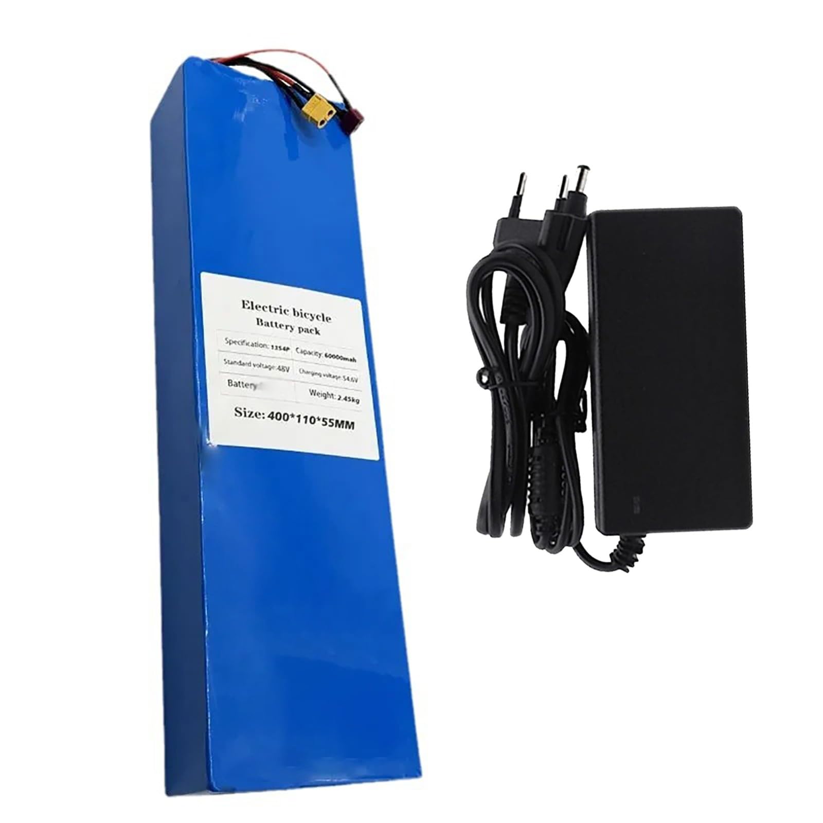 48V 20Ah E-Bike Batteries, 13S4P 48V 20Ah Lithium ION Battery Pack, Batterie Trottinette Électrique, with Built in BMS and Charger