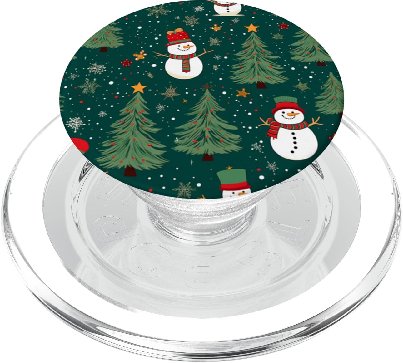 Christmas Tree Snowman PopSockets PopGrip for MagSafe