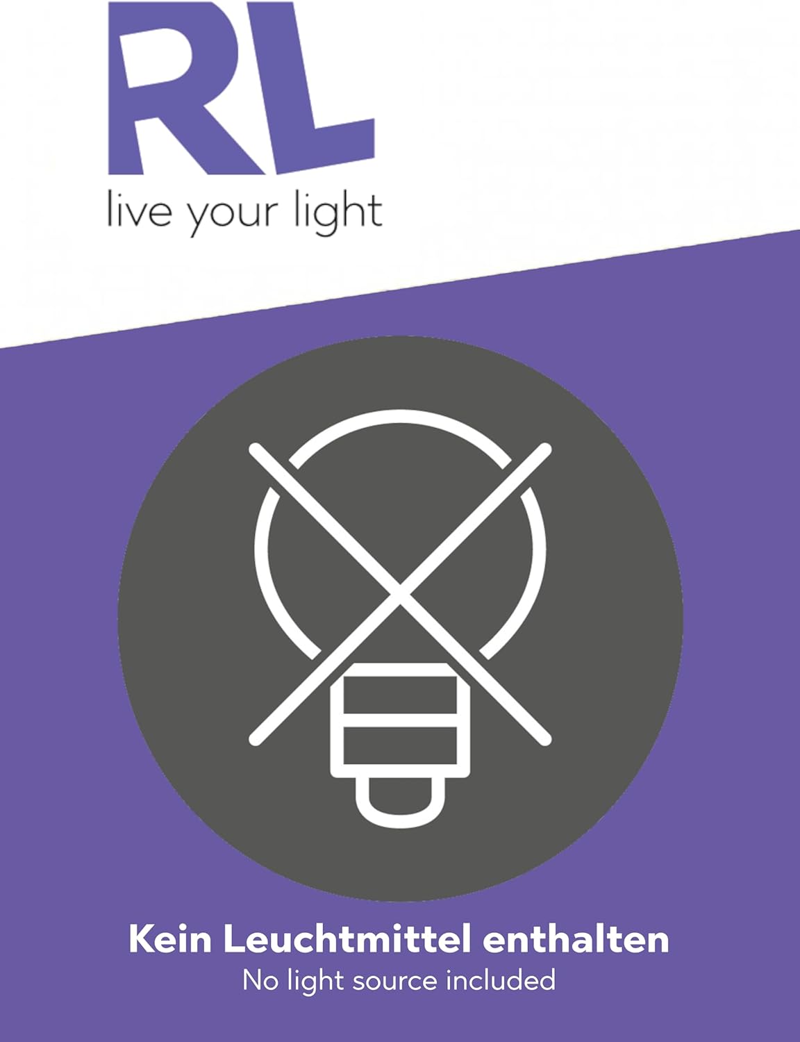 No light source included icon