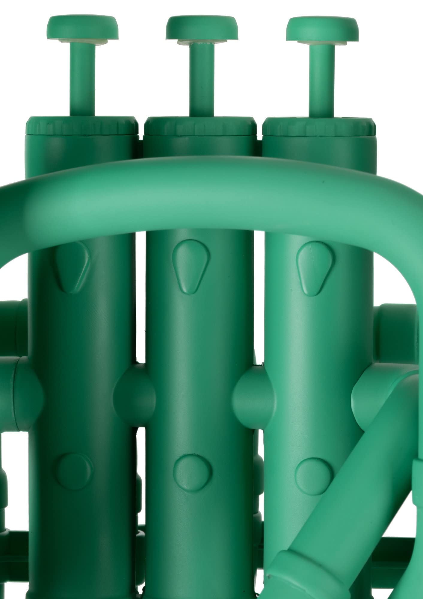 Classic Cantabile MardiBrass Euphonium Bb en plastique - 4 pistons en aluminium - seulement 2,2 kg léger - avec embouchure et housse - vert mat