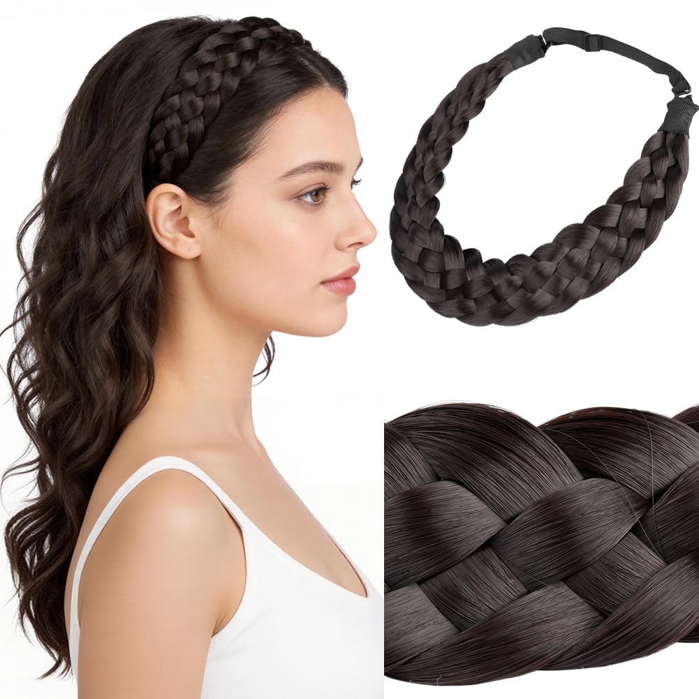 Amazon.com : BOBIYA 5 Strands Synthetic Hair Braided  display picture 3