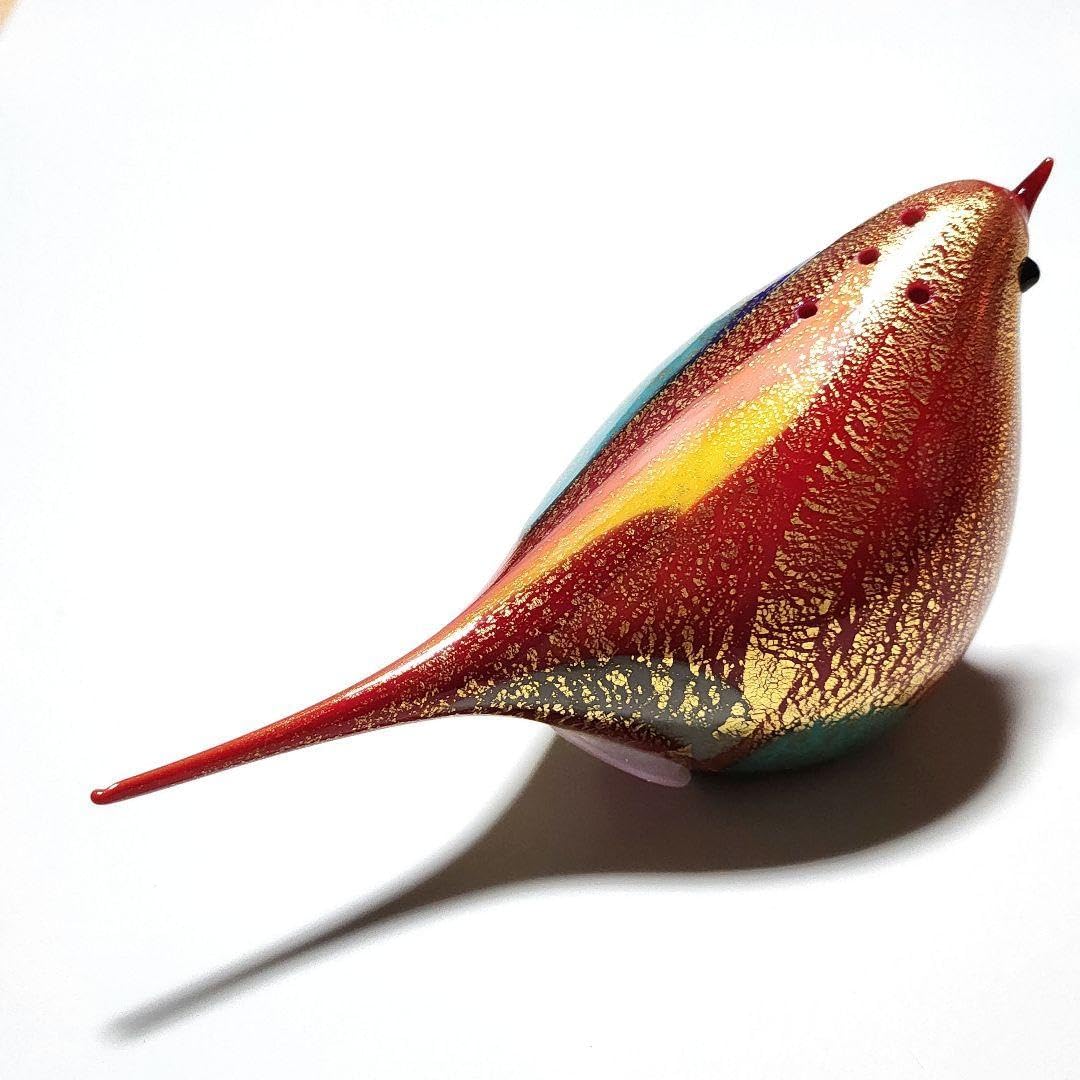 Murano Glass ヴェネチアンガラス 塩入れ 小鳥