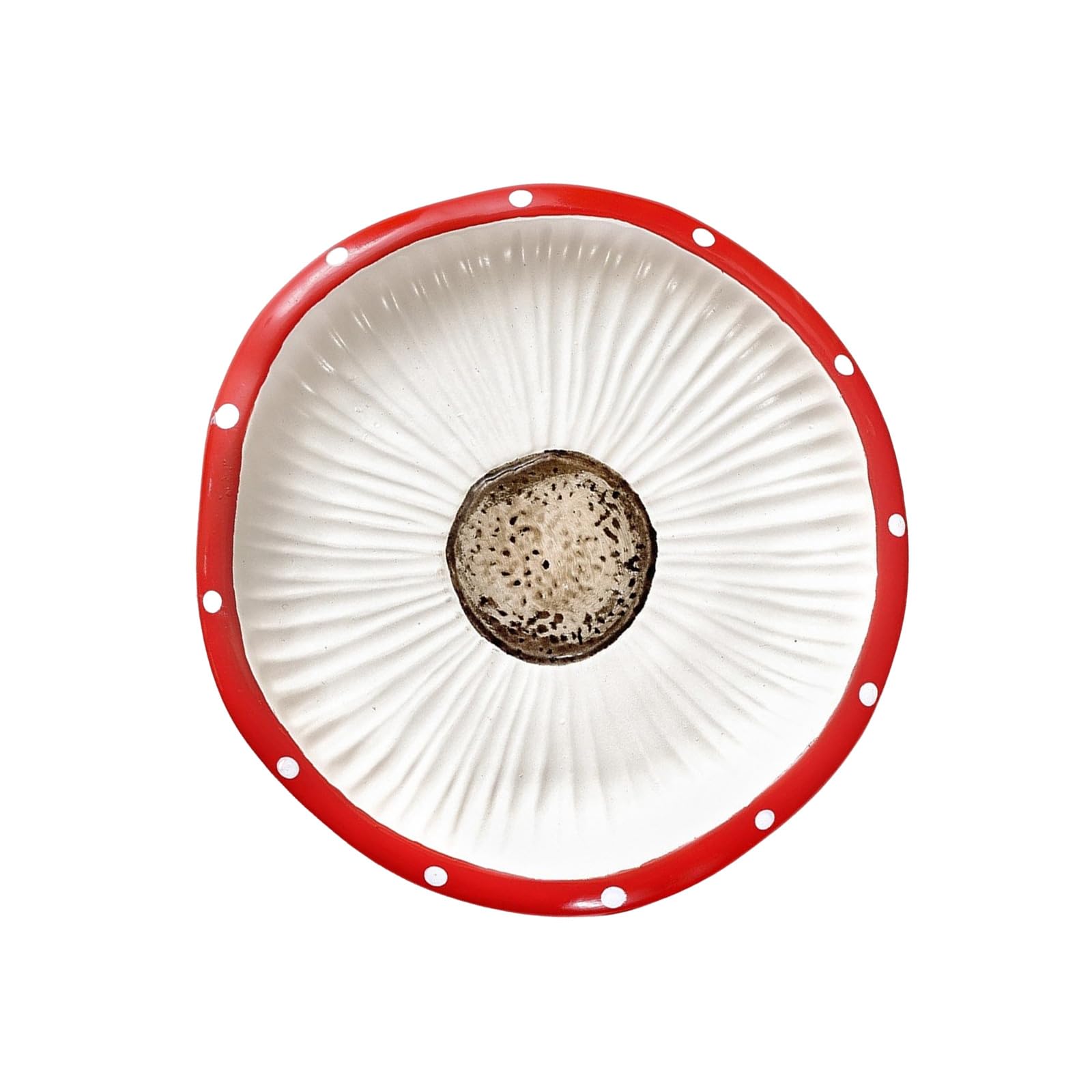 Zxfdsfdbnm Unique Mushroom Form Jewelry Display Tray Craft of Resin Materials Natural Fashion Jewelry Tray