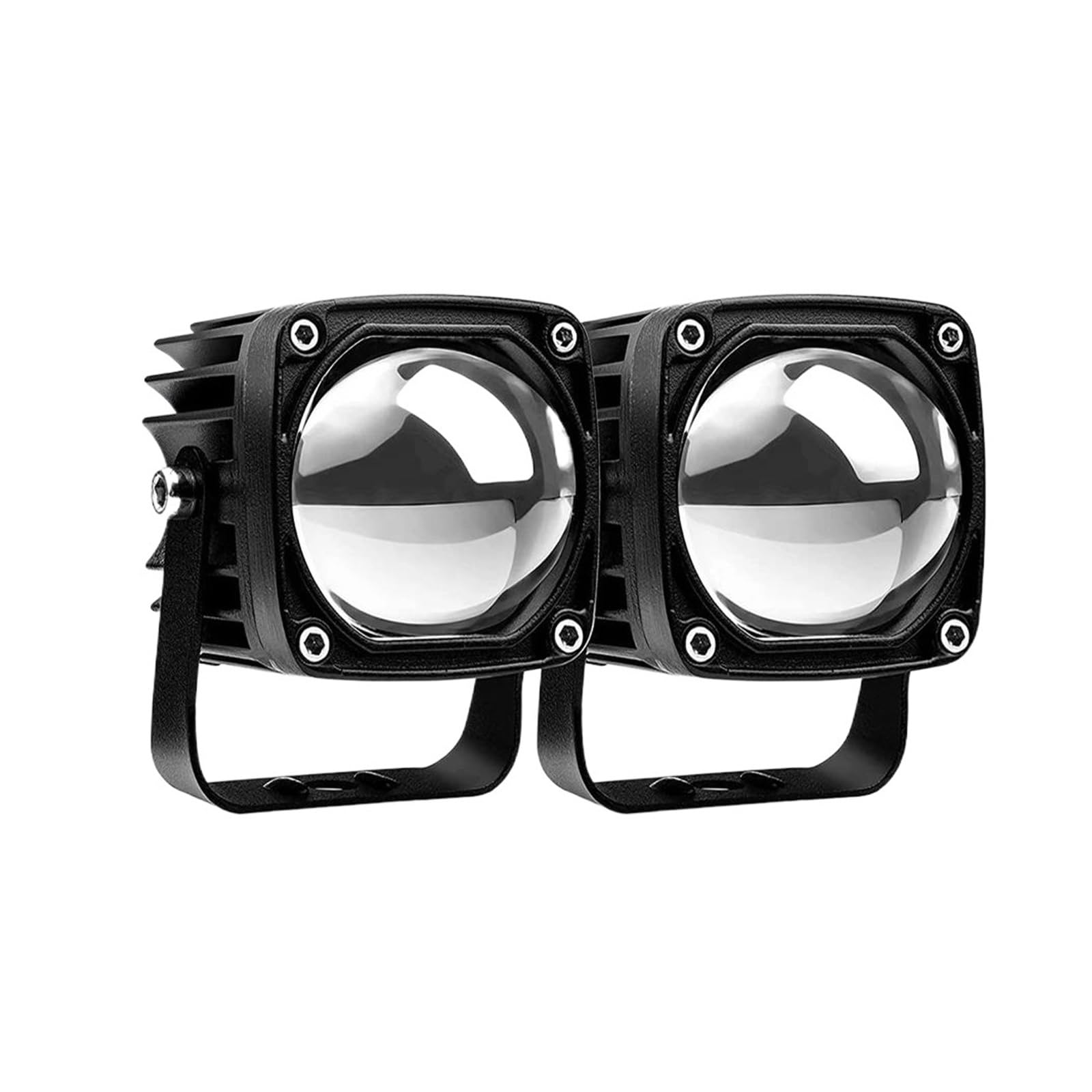 Fari Fendinebbia Fuoristrada Bianchi E Gialli per Auto Camion ATV 4x4 Fari da Lavoro 6000k/3000k Barra Luminosa 12V 24V