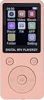 Cosiki MP3 MP4 Player Com Bluetooth 5.0, Reprodutor de Música Portátil Com Tela de 1,8 Polegadas, Reprodutor de Música Com Cartão de Memória de 64 GB Integrado Com Alto-falante, Ideal para, Vídeos,