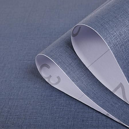 Amazon Co Jp 壁紙タイル 簡単貼付シール はがせる壁紙 簡単 シー ル 表面 防水 家具 壁 テーブル 壁紙自己接着無地 寝室寮のリビングルームの装飾 防水背景壁紙ウォールステッカー 紺 0 6 10m ホーム キッチン