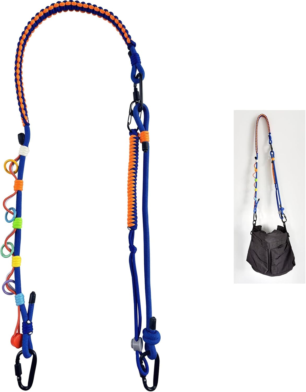 DAOSUN Adjustable Bag Strap Purse Straps Replacement Crossbody, Paracord Rope Heavy Duty Shoulder Straps for Handbags