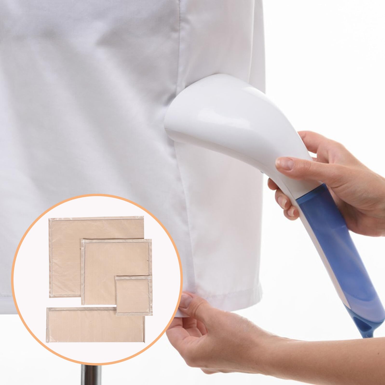 ORFOFE 4 piezas Almohadas para Prensa de Calor Resistentes al Calor Alfombrillas de Transferencia Teflón para Sublimación y Proyectos de Transferencia Térmica