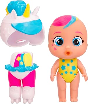 CRY BABIES MAGIC TEARS Talent Babies Dreamy - Collectibe Baby Doll Dressed Up in a Cute Silicone Outfit Personalized on her Talent, Gift Toy for Girls and Boys age 3 And Up