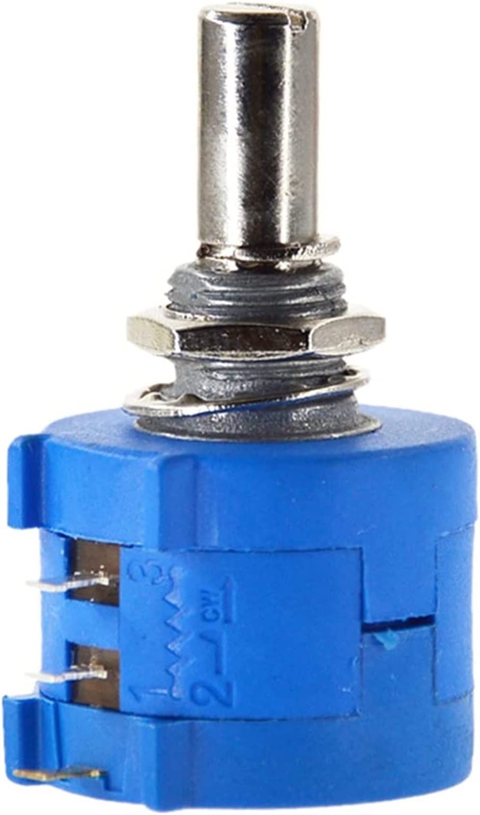 Potenciómetro 200 Ohm Precisión Multiturn Potenciómetro 10 Anillo Resistencia Ajustable Componente Resistencia Variable