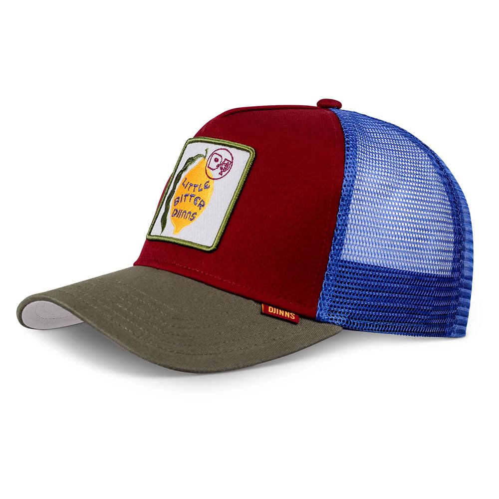 Djinns - Bitter Trucker Cap Mesh Cap Hat Cap Hat Caps, red, One Size