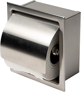 ALFI brand ABTP77-BSS Toilet Paper Holder, Brushed Stainless Steel