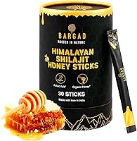 Vista 1 de Pure Himalayan Shilajit Honey Sticks with Saffron – 30 Count 75%+ Fulvic Acid, 85+ Trace Minerals Natural Energy & Immunity Booster Easy