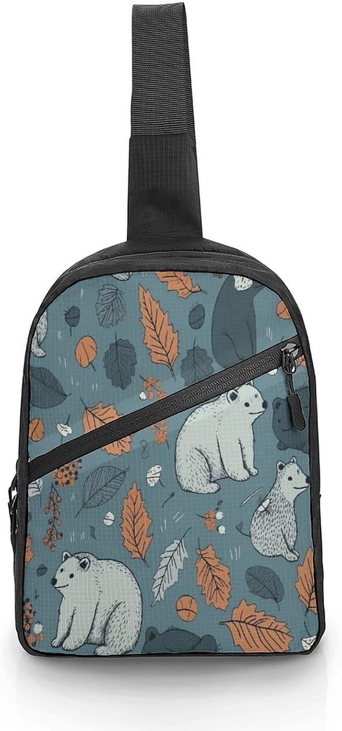 Berry Bear Crossbody Backpack Sling Bag
