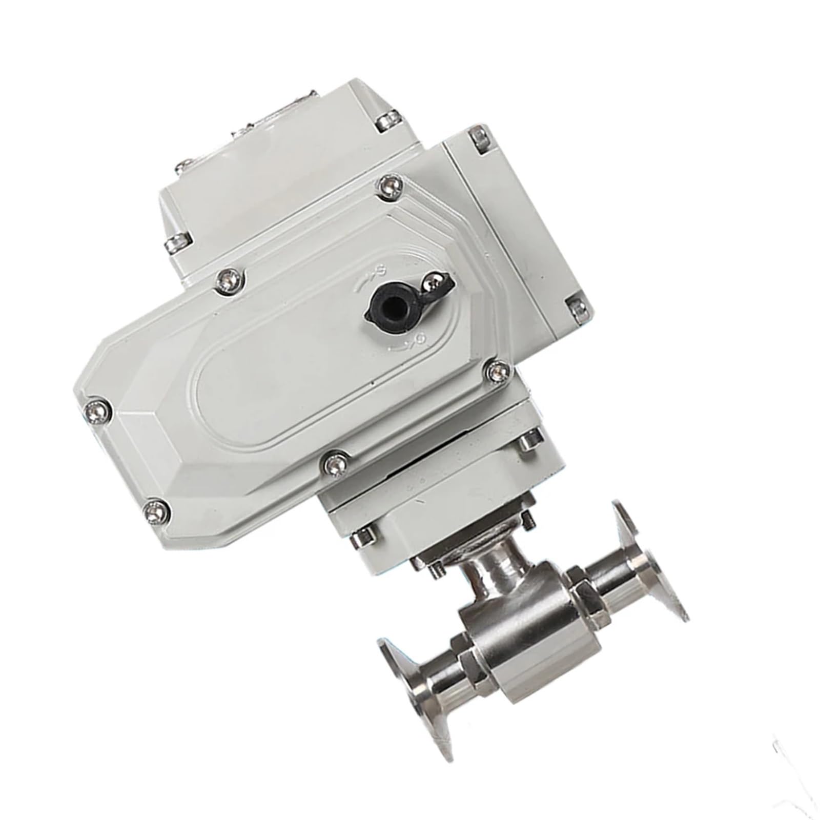 Vanne à boisseau sphérique électrique 24VDC en inox sanitaire 19mm